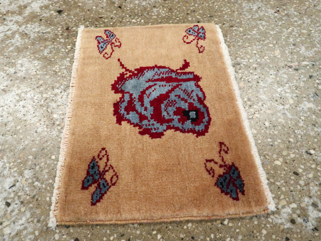 Vintage Persian Pictorial Baluch Rug (Pair: 2 of 2), No.24915 - Galerie Shabab