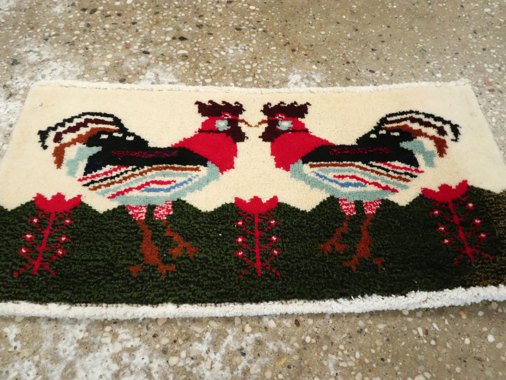 Vintage Persian Baluch Pictorial Rug, No.24916 - Galerie Shabab