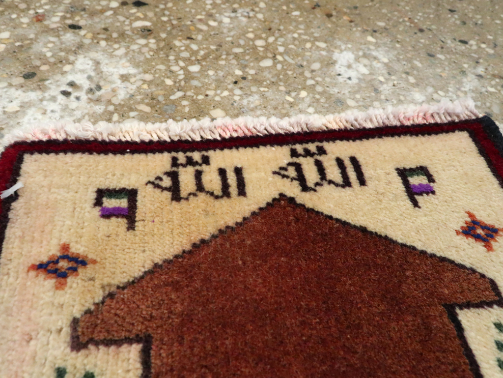 Vintage Persian Pictorial Baluch Rug (Pair: 1 of 2), No.24920 - Galerie Shabab