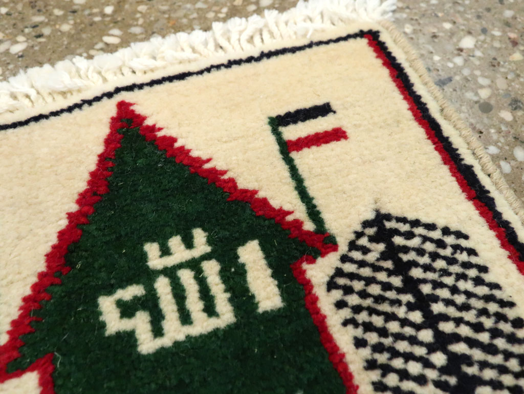 Vintage Persian Baluch Pictorial Rug, No.24922 - Galerie Shabab