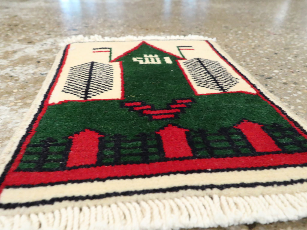 Vintage Persian Baluch Pictorial Rug, No.24922 - Galerie Shabab