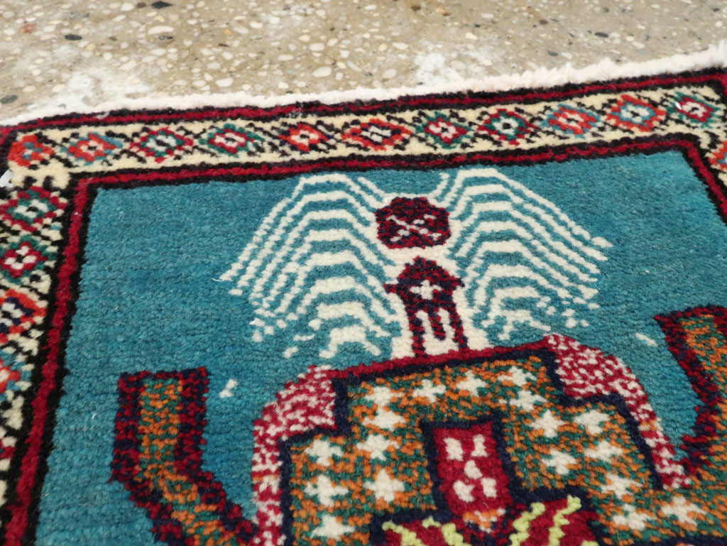 Vintage Persian Baluch Pictorial Rug, No.24927 - Galerie Shabab