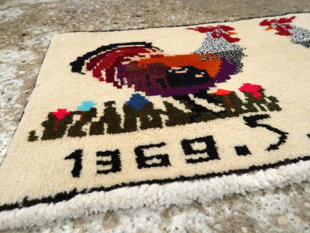 Vintage Persian Baluch Pictorial Rug, No.24929 - Galerie Shabab