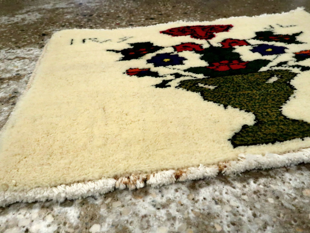 Vintage Persian Baluch Pictorial Rug, No.24931 - Galerie Shabab