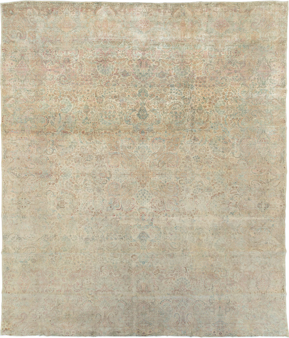 Antique Persian Lavar Kerman Carpet, No.24938 - Galerie Shabab