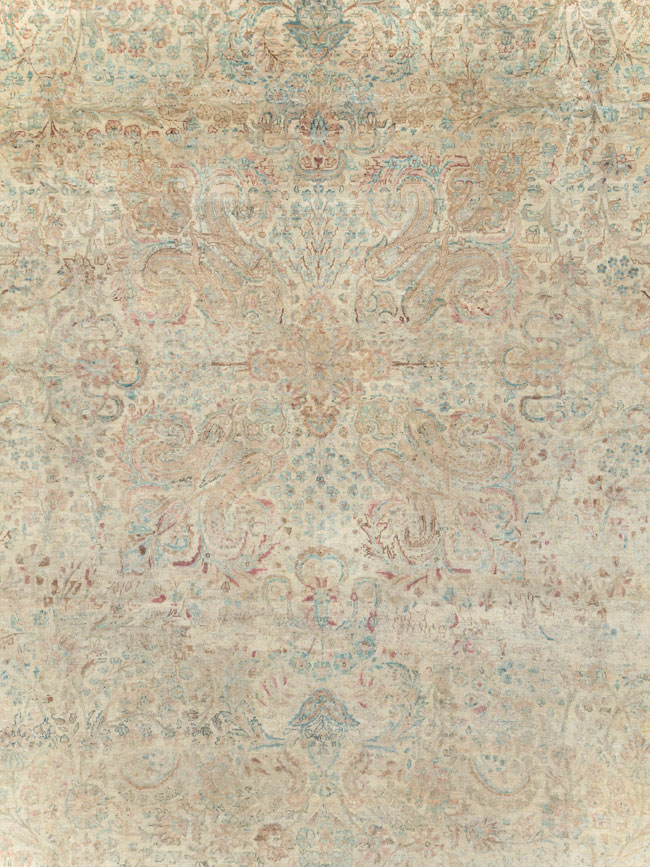 Antique Persian Lavar Kerman Carpet, No.24938 - Galerie Shabab