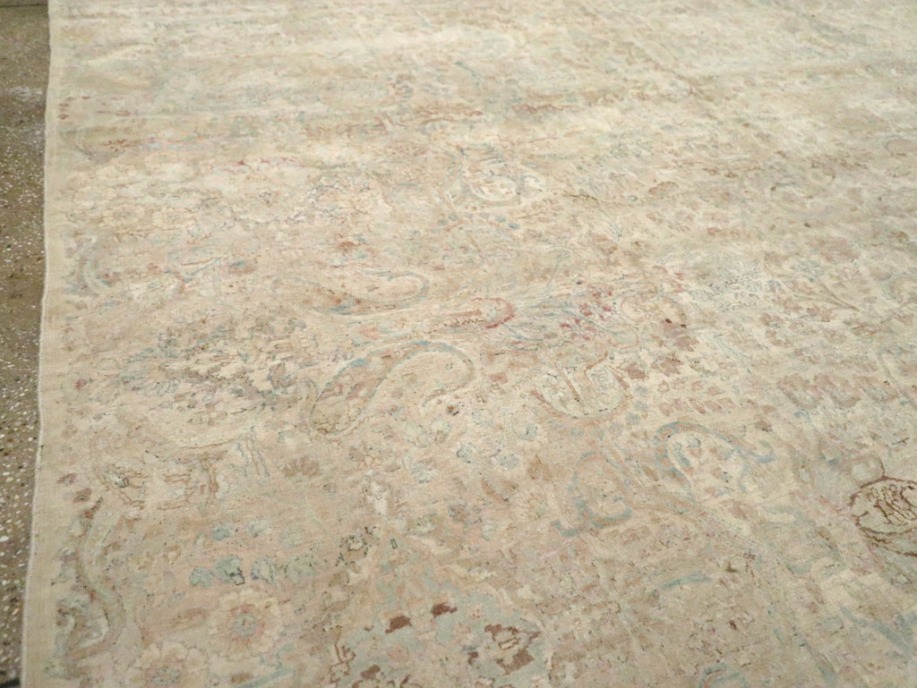 Antique Persian Lavar Kerman Carpet, No.24938 - Galerie Shabab