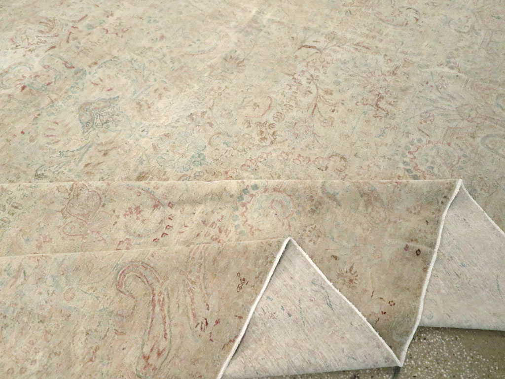 Antique Persian Lavar Kerman Carpet, No.24938 - Galerie Shabab