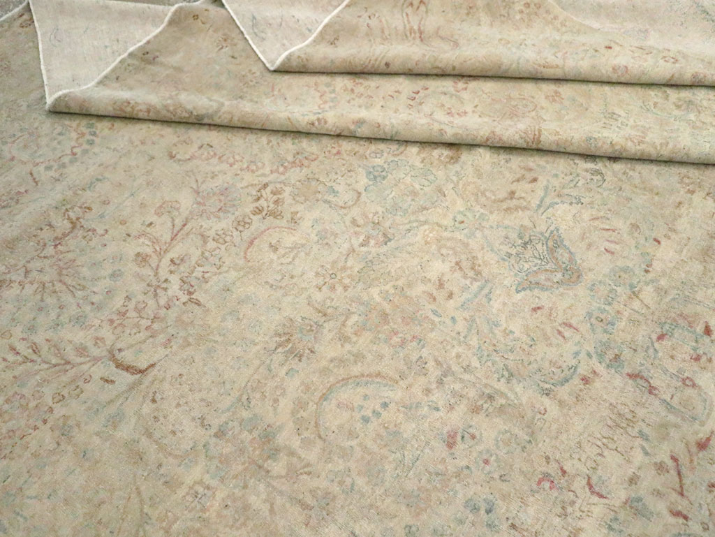 Antique Persian Lavar Kerman Carpet, No.24938 - Galerie Shabab
