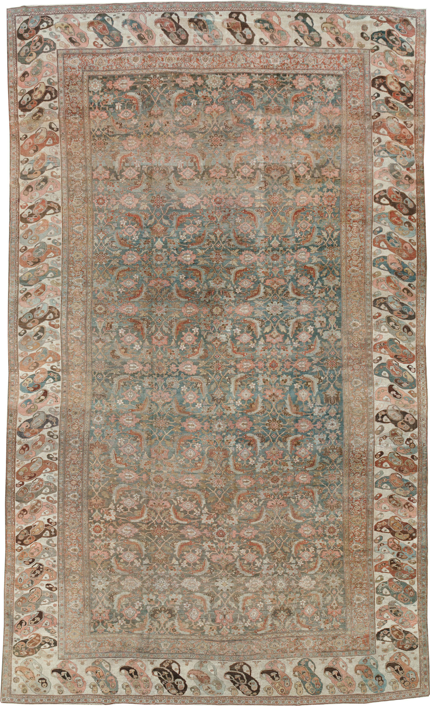Antique Persian Bidjar Oversize Carpet, No.24945 - Galerie Shabab