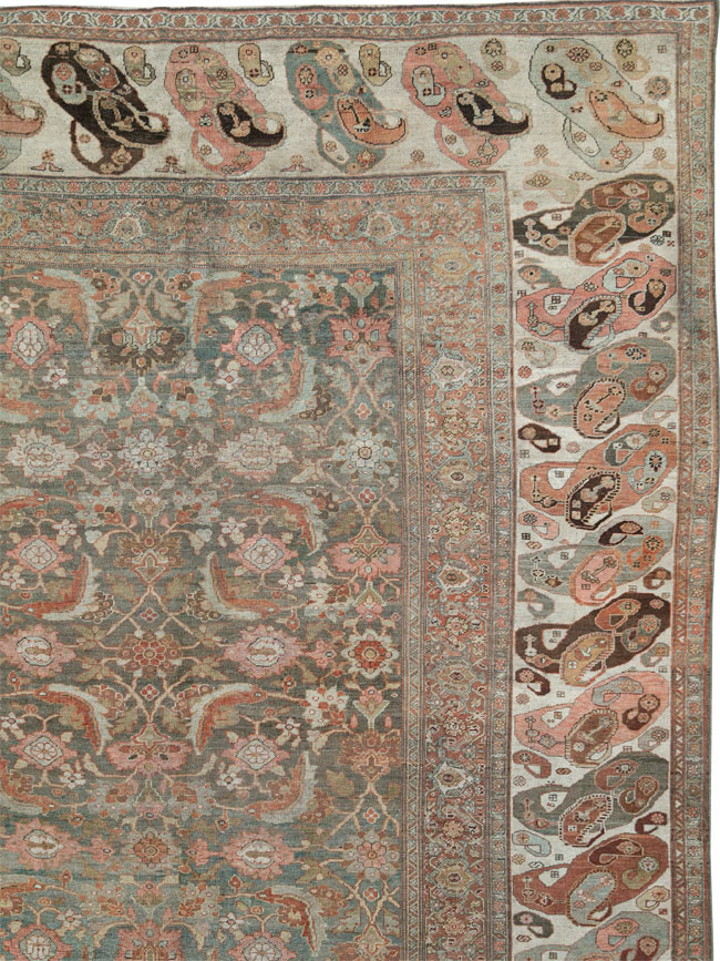 Antique Persian Bidjar Oversize Carpet, No.24945 - Galerie Shabab