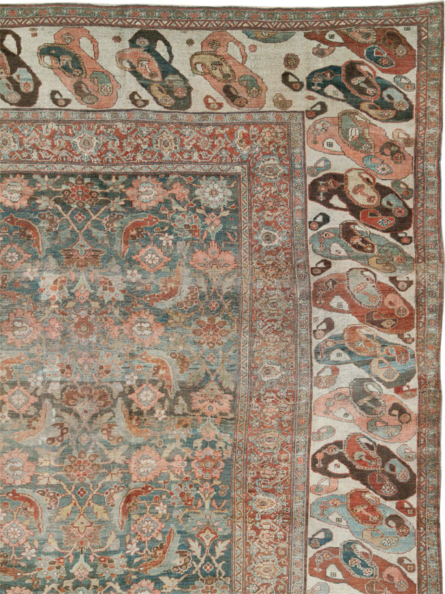 Antique Persian Bidjar Oversize Carpet, No.24945 - Galerie Shabab