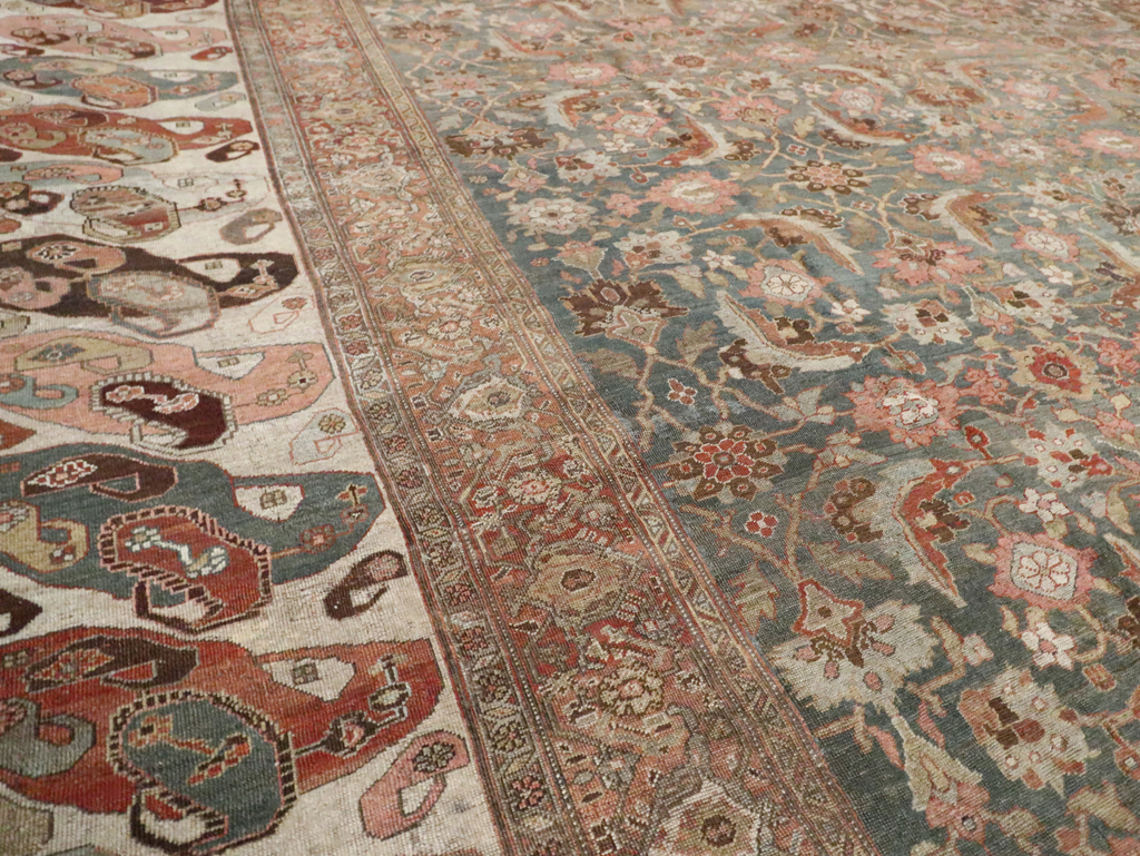 Antique Persian Bidjar Oversize Carpet, No.24945 - Galerie Shabab