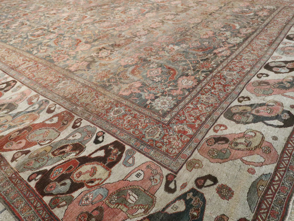 Antique Persian Bidjar Oversize Carpet, No.24945 - Galerie Shabab
