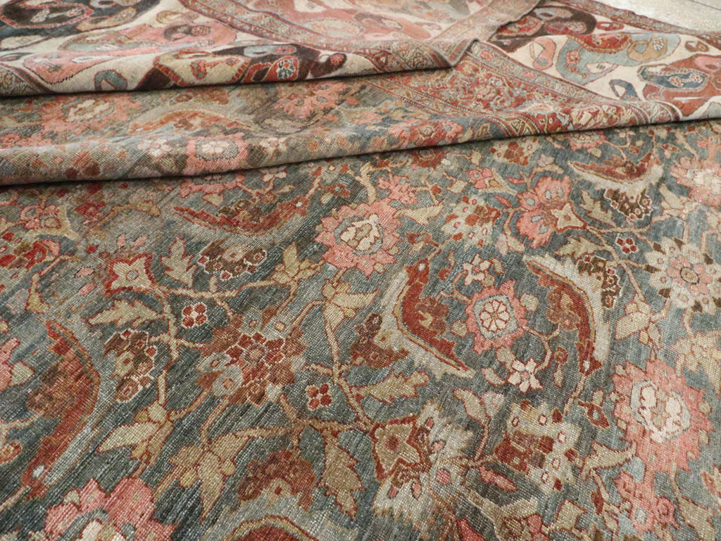Antique Persian Bidjar Oversize Carpet, No.24945 - Galerie Shabab