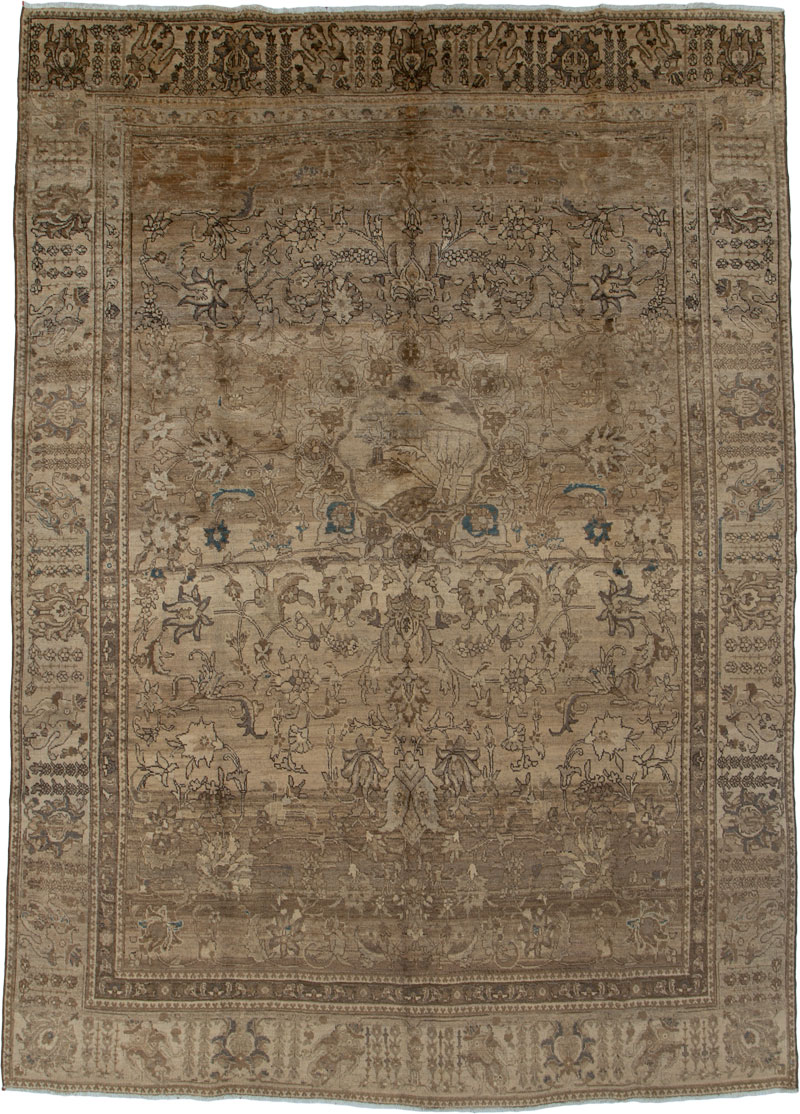 Antique Tabriz Carpet, No.24947 - Galerie Shabab