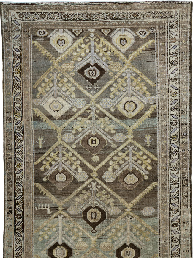 Vintage Persian Malayer Runner, No.24956 - Galerie Shabab