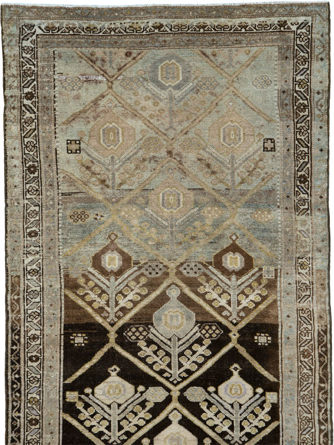 Vintage Persian Malayer Runner, No.24956 - Galerie Shabab