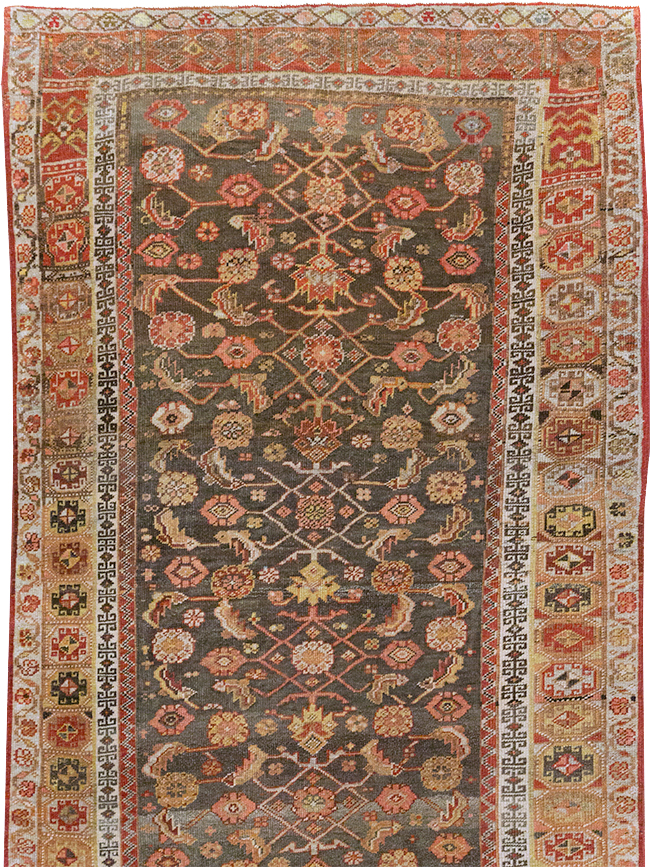 Antique Persian Bidjar Runner, No.24957 - Galerie Shabab