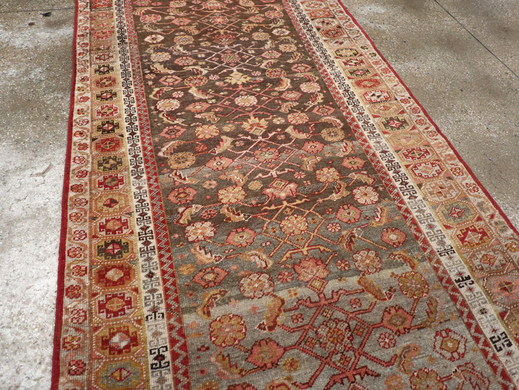 Antique Persian Bidjar Runner, No.24957 - Galerie Shabab