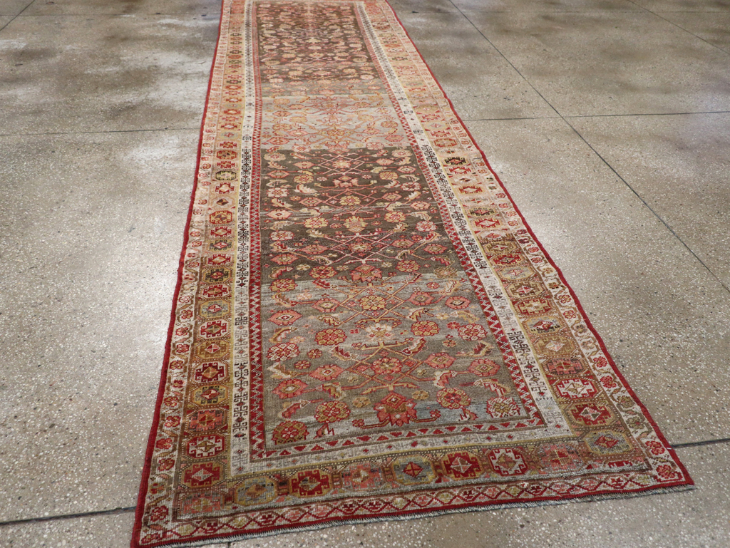 Antique Persian Bidjar Runner, No.24957 - Galerie Shabab
