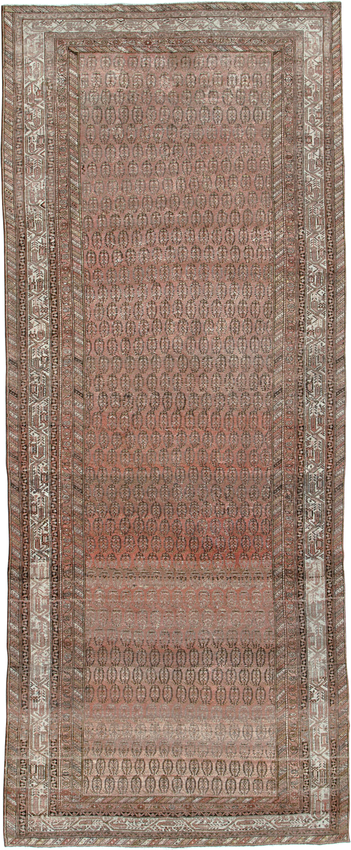 Antique Persian Malayer Gallery Carpet, No.24958 - Galerie Shabab