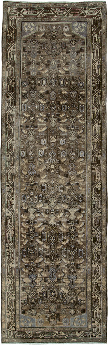 Vintage Persian Malayer Runner, No.24960 - Galerie Shabab