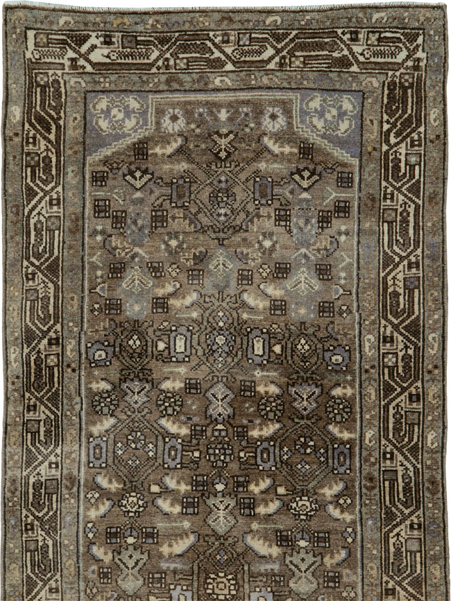 Vintage Persian Malayer Runner, No.24960 - Galerie Shabab