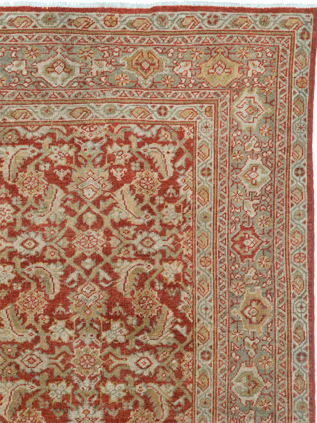Antique Persian Mahal Carpet, No.24961 - Galerie Shabab