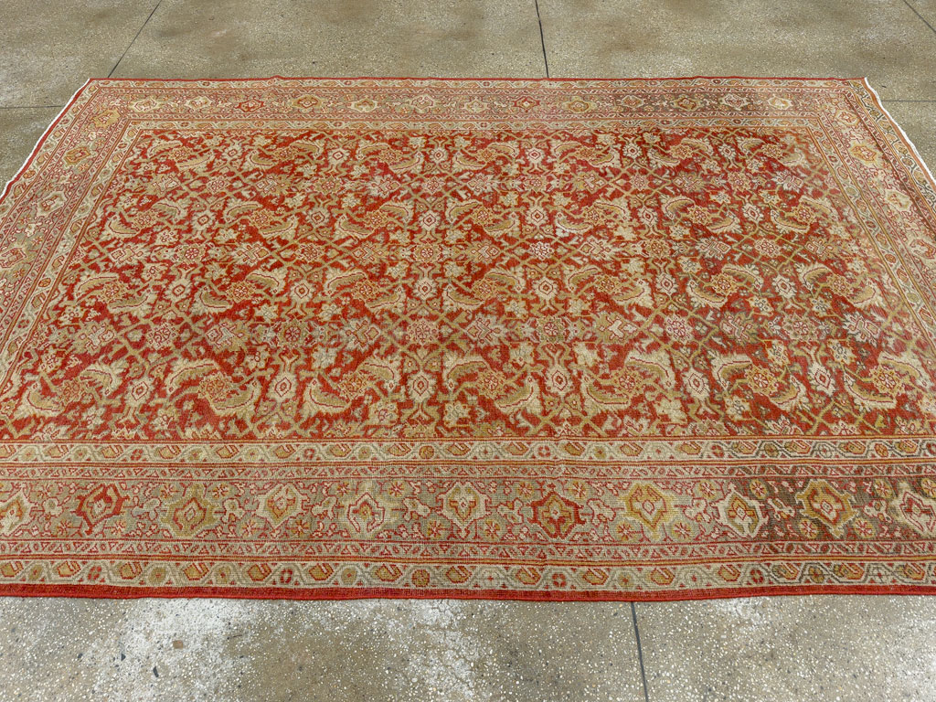 Antique Persian Mahal Carpet, No.24961 - Galerie Shabab