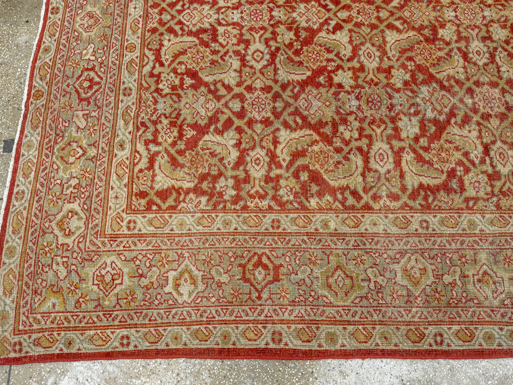 Antique Persian Mahal Carpet, No.24961 - Galerie Shabab