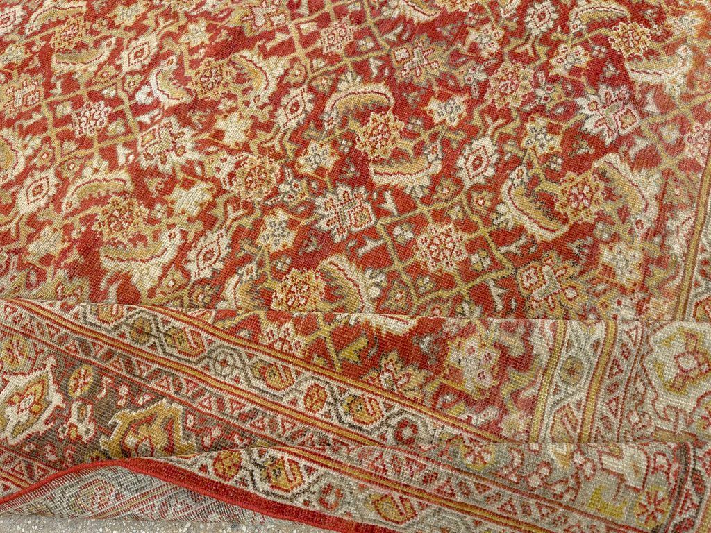 Antique Persian Mahal Carpet, No.24961 - Galerie Shabab
