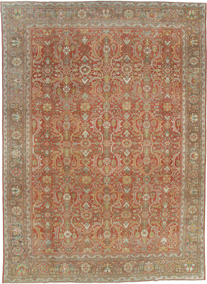 Antique Persian Mahal Carpet, No.24962 - Galerie Shabab