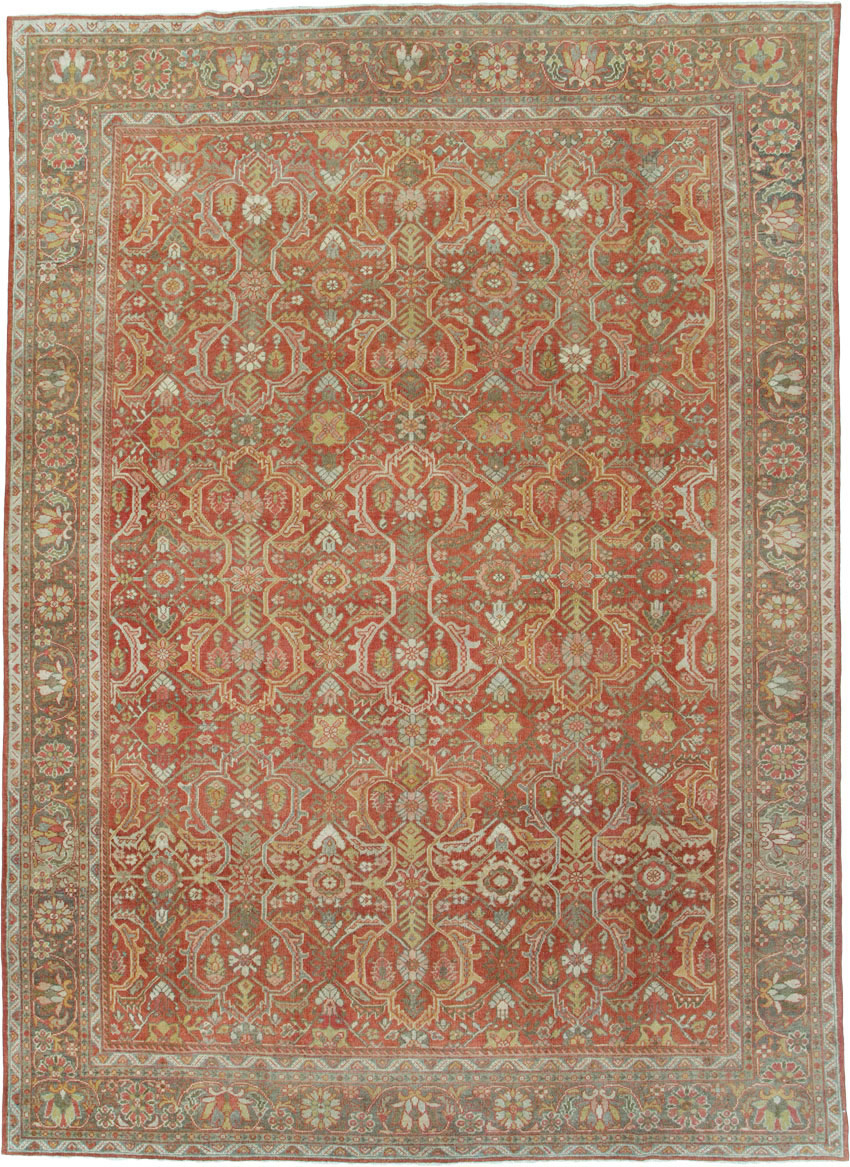 Antique Persian Mahal Carpet, No.24962 - Galerie Shabab