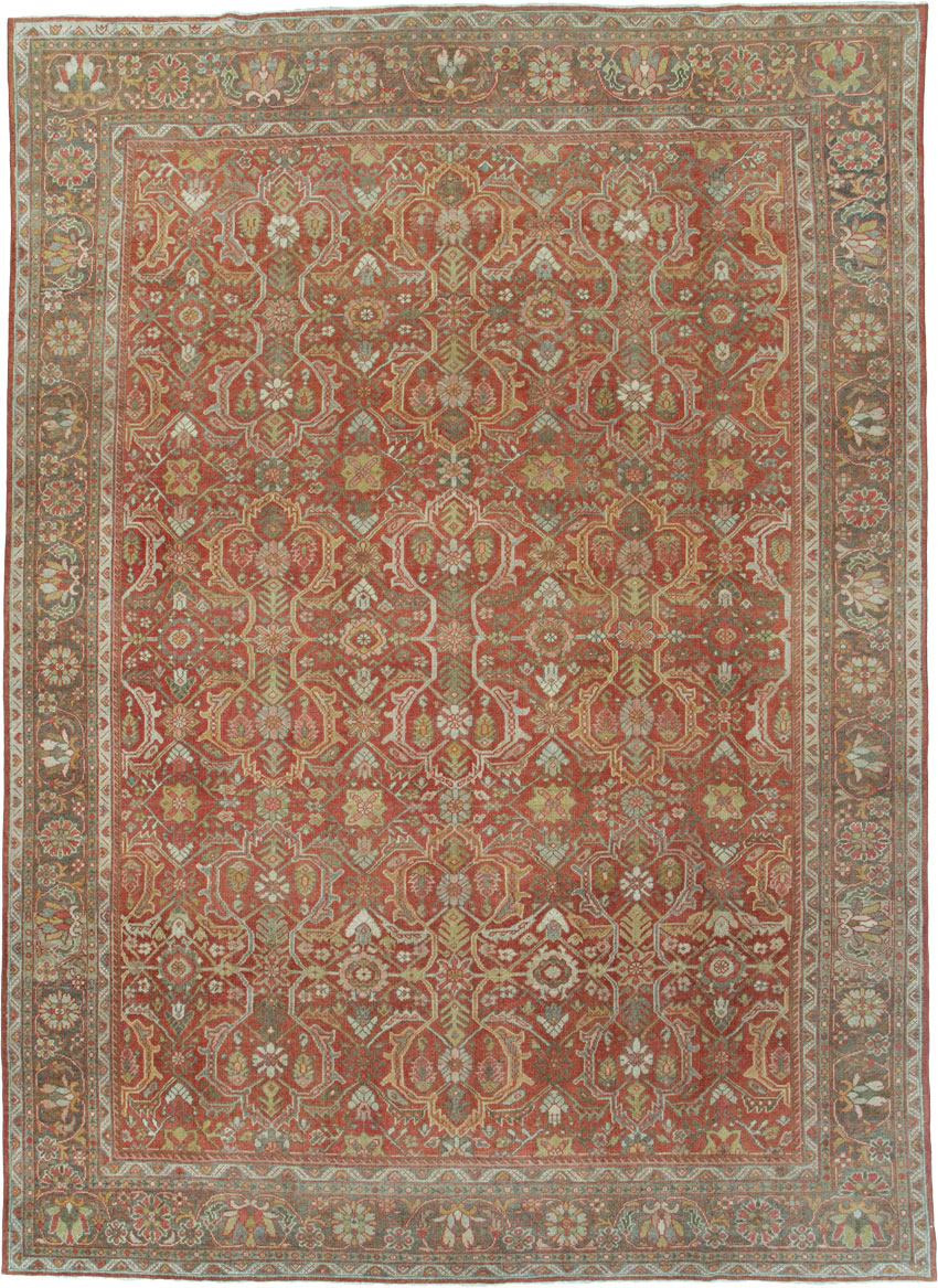 Antique Persian Mahal Carpet, No.24962 - Galerie Shabab