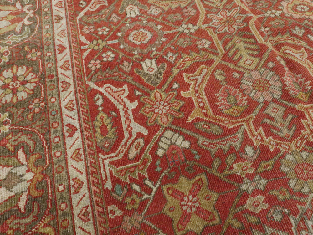 Antique Persian Mahal Carpet, No.24962 - Galerie Shabab