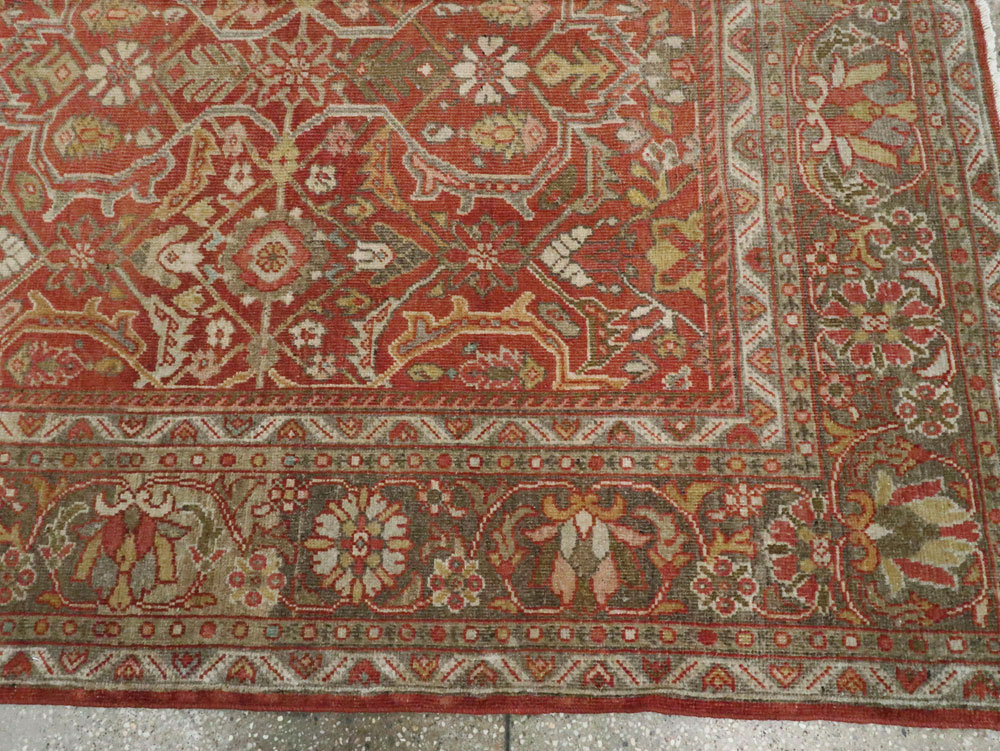 Antique Persian Mahal Carpet, No.24962 - Galerie Shabab