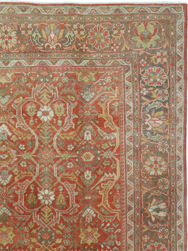 Antique Persian Mahal Carpet, No.24962 - Galerie Shabab