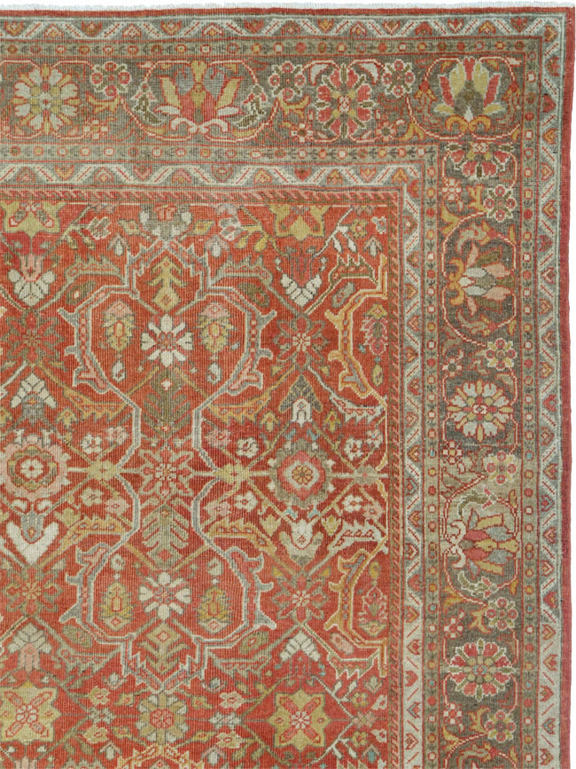 Antique Persian Mahal Carpet, No.24962 - Galerie Shabab