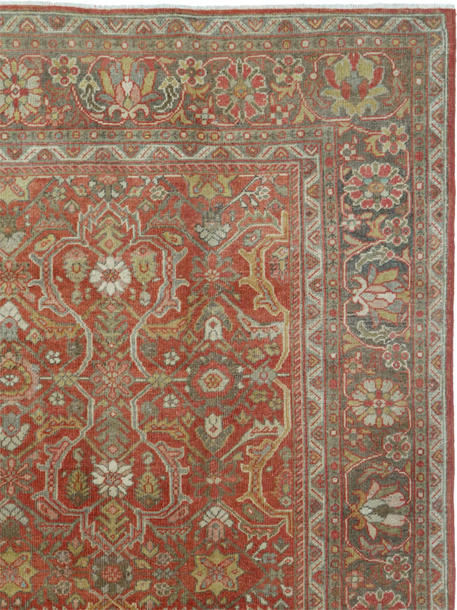 Antique Persian Mahal Carpet, No.24962 - Galerie Shabab
