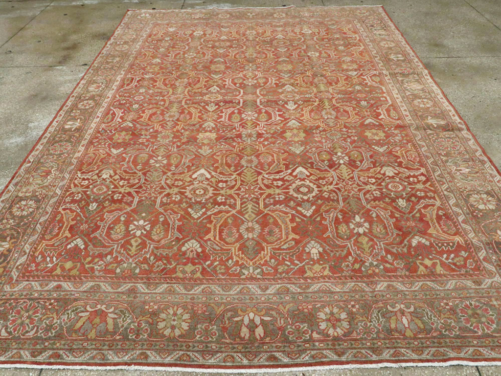 Antique Persian Mahal Carpet, No.24962 - Galerie Shabab