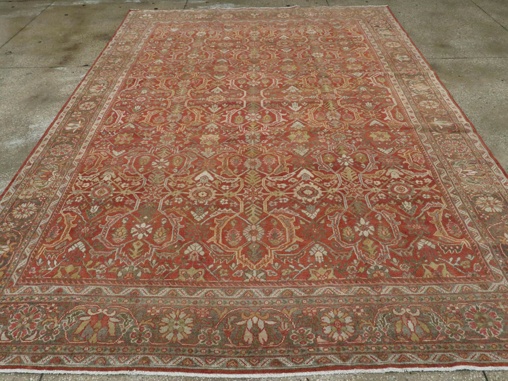 Antique Persian Mahal Carpet, No.24962 - Galerie Shabab