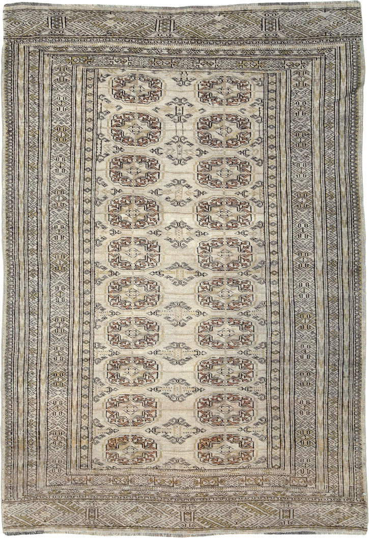 Vintage Central Asian Turkoman Rug, No.24963 - Galerie Shabab