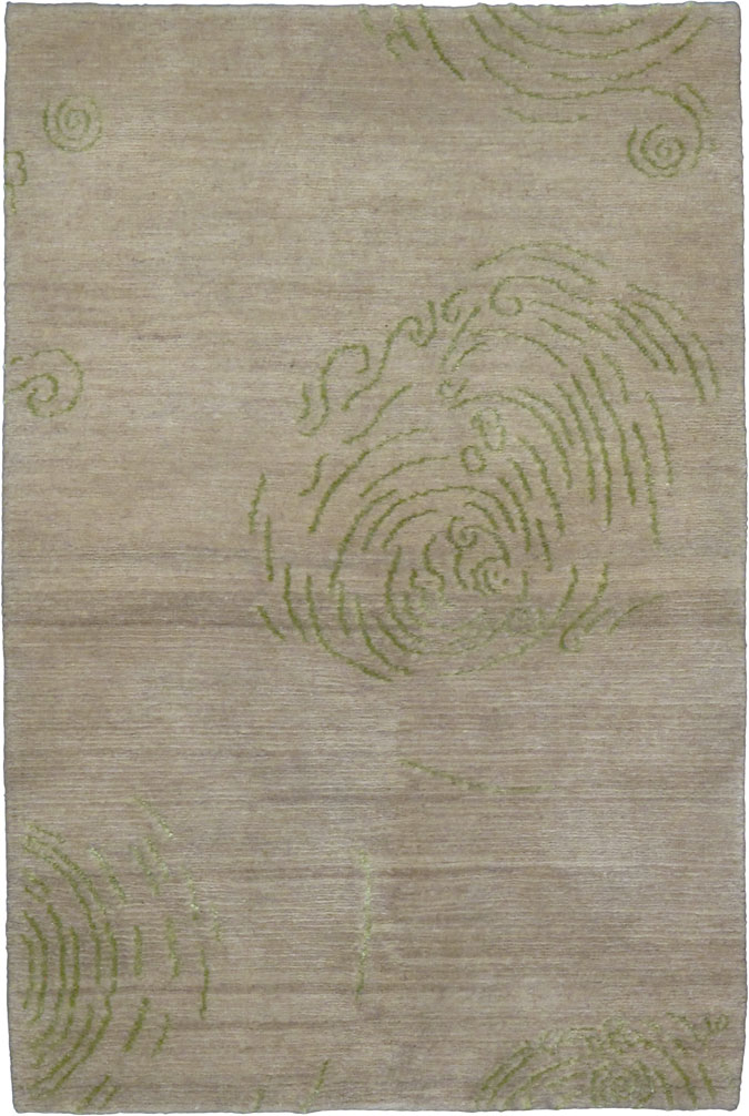 Contemporary Tibetan Throw Rug, No.24966 - Galerie Shabab