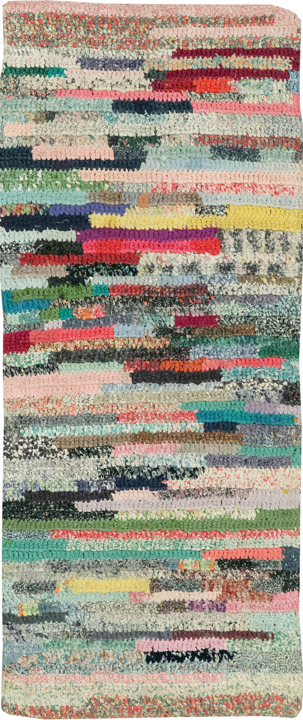 Vintage American Braid Throw Rug, No.24981 - Galerie Shabab