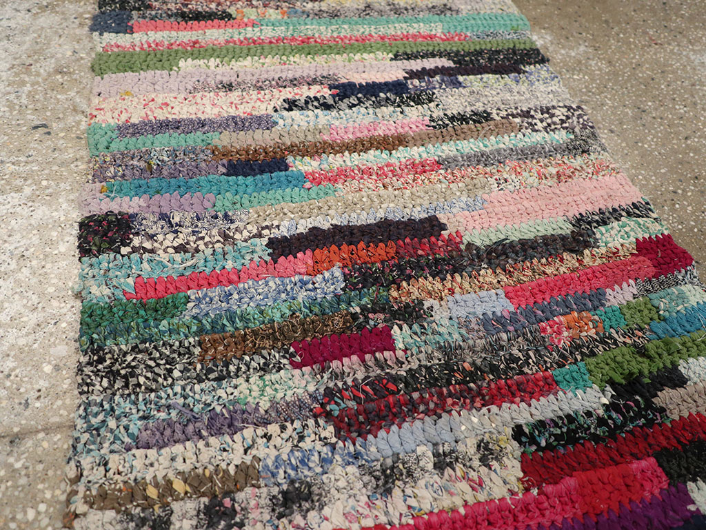 Vintage American Braid Throw Rug, No.24981 - Galerie Shabab