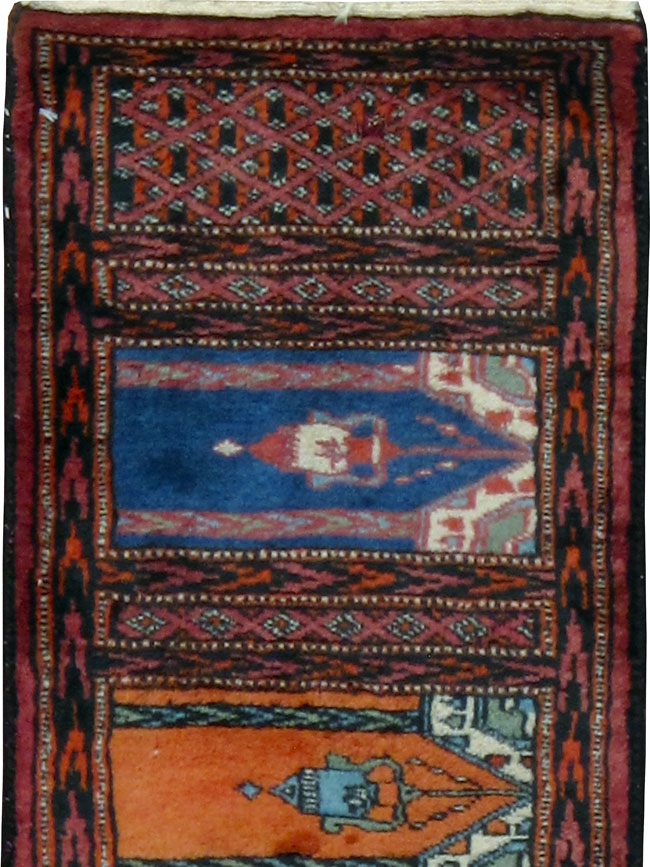 Vintage Turkoman Rug, No.24987 - Galerie Shabab