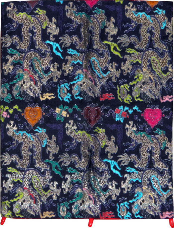 Burmese High Relief Richly Embroidered Tapestry, No.24992 - Galerie Shabab