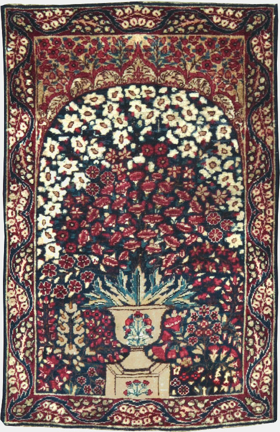 Antique Persian Lavar Kerman Rug, No.24995 - Galerie Shabab