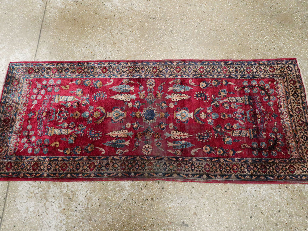 Antique Persian Silk Kashan Rug, No.24997 - Galerie Shabab